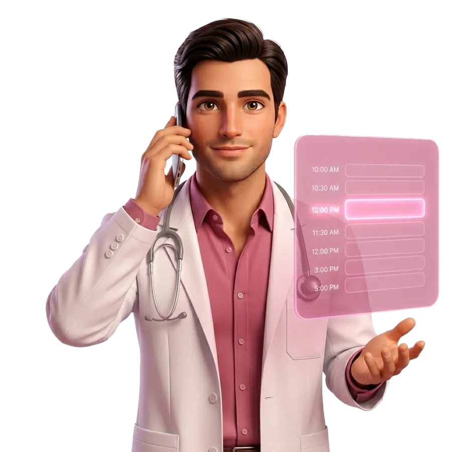 Agent IA vocal nvia pour la santé