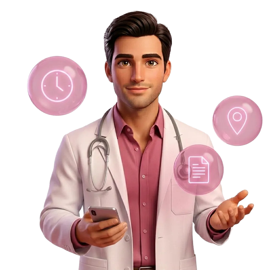 Agent IA vocal nvia pour la santé